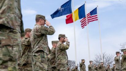 Divizia 101 Aeropurtată a Statelor Unite a revenit în România