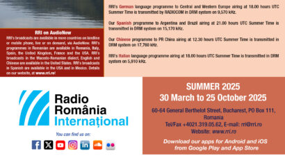 Nuevas frecuencias de Radio Rumanía Internacional