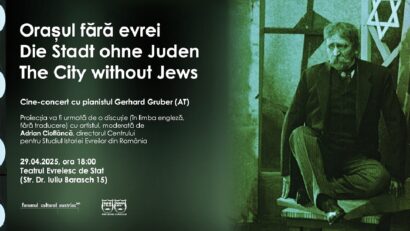 Filmul „Die Stadt ohne Juden/Orașul fără evrei” – proiectat la Bucureşti