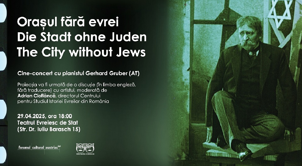 foto: Forumul Cultural Austriac (cine-concert Oraşul fără evrei)