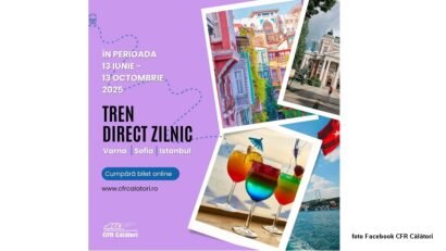 Cu trenul la Istanbul, Sofia şi Varna