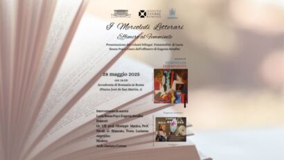Mercoledì Letterari all’Accademia di Romania in Roma: “Effimero al femminile”