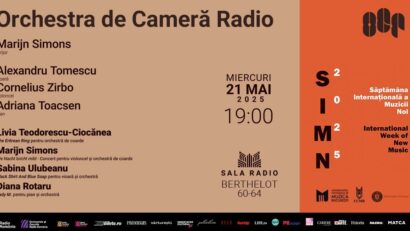 Săptămâna Internațională a Muzicii Noi – ediția 34, la Sala Radio