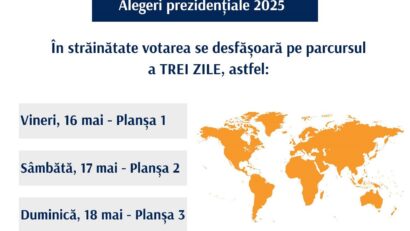 AEP: De mâine, 15 mai, începe procedura de vot pentru turul doi al alegerilor prezidențiale