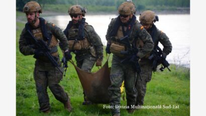 Infanteriști marini spanioli la exercițiul Dacian Spring din România