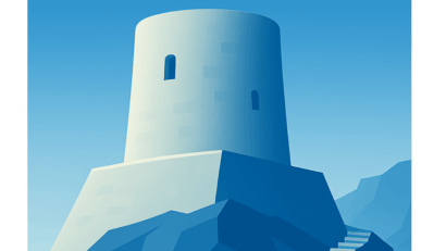 Monuments méditerranéens entre ciel et mer – Le Torrione de Bonifacio