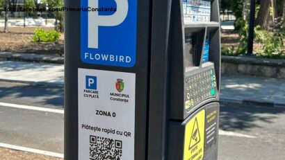 Primăria Constanţa: Se suspendă temporar plata parcării prin scanarea codului QR
