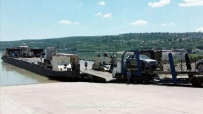 Nivelul scăzut al Dunării suspendă temporar activitatea feribotului Bechet-Oryahovo