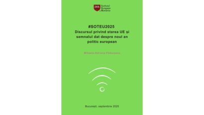 Apariție editorială: #SOTEU2025 – Discursul privind starea UE și semnalul dat despre noul an politic european