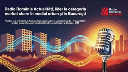 Radio România Actualităţi, lider la categoria market share în mediul urban şi în Bucureşti