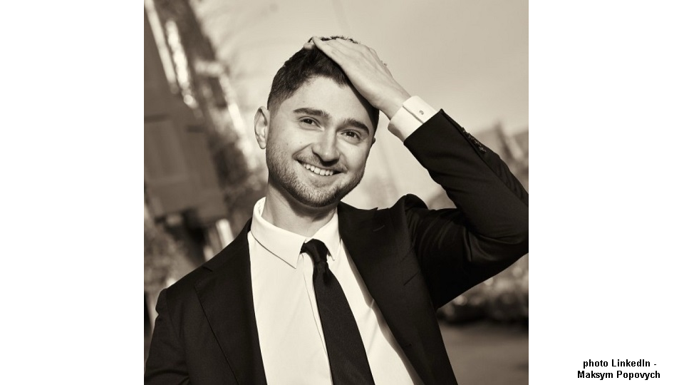 Maksym Popovych - ARTICLE 19 (photo LinkedIn)