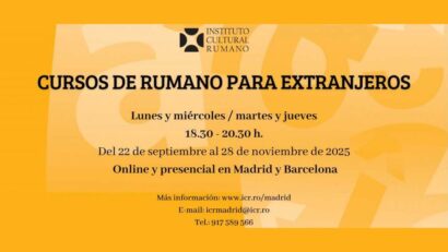 El Instituto Cultural Rumano de Madrid inicia su nueva temporada de actividades