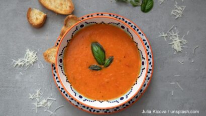 Supă cremă de ardei capia