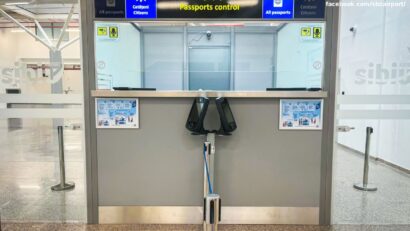 Aeroportul Internațional Sibiu – primul aeroport din România unde controlul se va face electronic