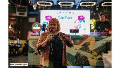 Alina Săftulescu, creatoarea proiectului HRANA (foto Andrada Uşvat)