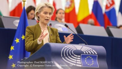 Ursula von der Leyen (Photographer: Fred MARVAUX Copyright: © European Union 2025 - Source : EP)