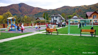 У Лузі-над-Тисою був відкритий ігровий та спортивний майданчик для дітей