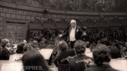 Omagiu dirijorului Sergiu Celibidache la Radio România Muzical