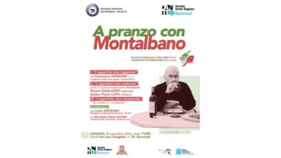 A pranzo con Montalbano a Casa d’Italia a Bucarest